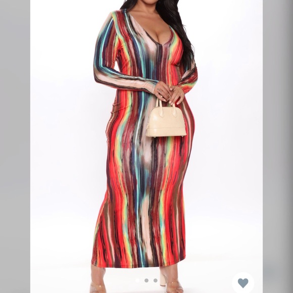 work long sleeve maxi dress